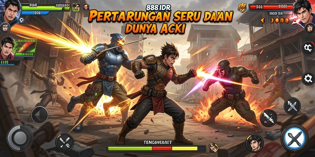 Tampilan gameplay action 888IDR yang memukau dan penuh aksi.