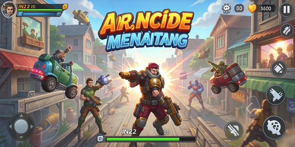Tampilan gameplay seru dan menantang dari IN22.
