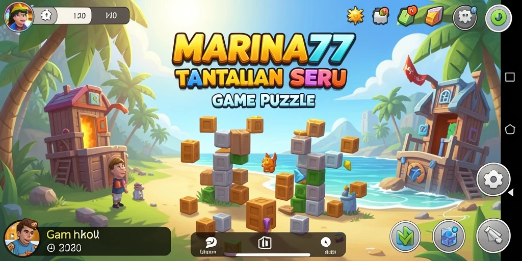 Tangkapan layar gameplay <strong>MARINA77</strong> menunjukkan tantangan Puzzle yang menarik.