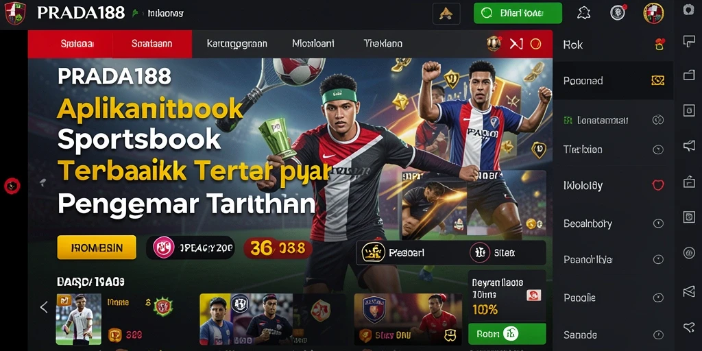 Tampilan gameplay PRADA188 dengan berbagai pilihan taruhan olahraga.