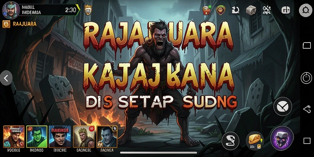 Gameplay menyeramkan RAJAJUARA dengan suasana gelap dan menegangkan.