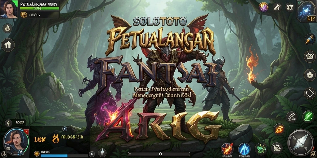 Tampilkan aksi seru dalam game ARPG SOLOTOTO.