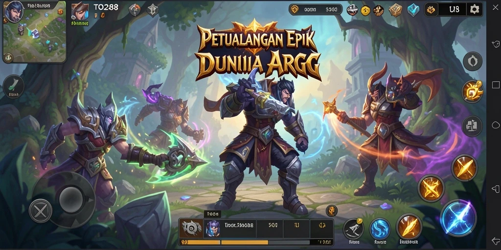 Tampilan gameplay ARPG yang mengesankan dari TO288.