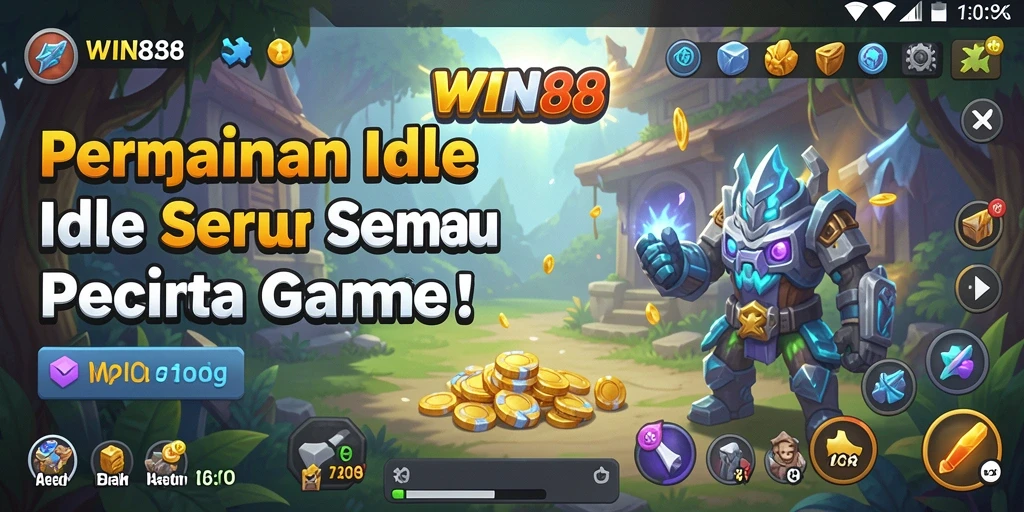 Screenshot gameplay WIN88 menampilkan aksi seru dengan elemen Idle.